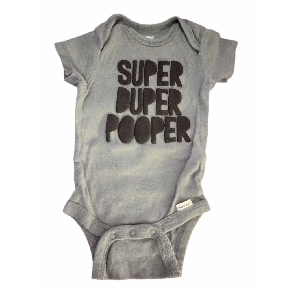 6pc Infant Bodysuit Onesies Lot sz 3-6M Boy/Girl/Neutral Sarcasm/Quote Set